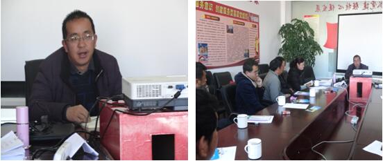 迪庆州移动公司综合部和总经理在安全培训会上讲话。